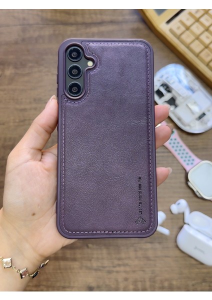 Samsung Galaxy S25 Uyumlu Premium Deri Dokulu Darbelere Karşı Dayanıklı Nazal Silikon Kılıf fırsatları