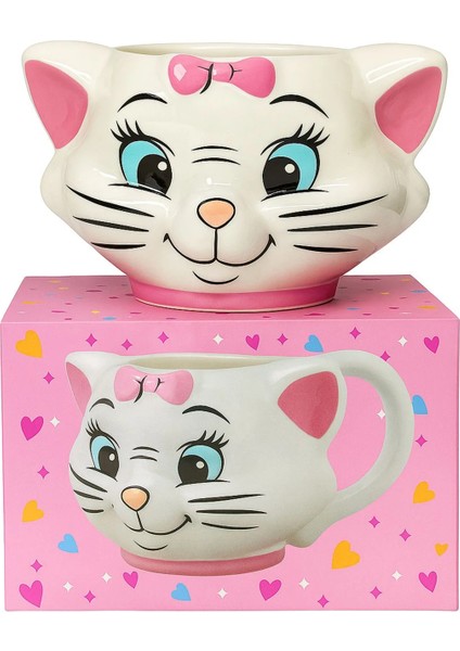 Disney Aristocats Lisanslı Marie 3D Seramik Kupa CL-K99 – Consolex