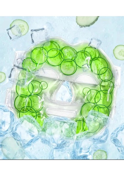 Salatalık Desenli Termojel – Soğuk Sıcak Kullanım, Rahatlatıcı Jel Ped