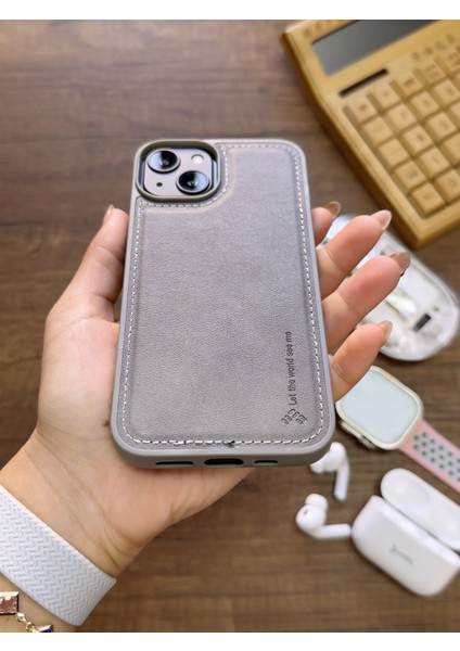 Iphone 13 Uyumlu Premium Deri Dokulu Darbelere Karşı Dayanıklı Nazal Silikon Kılıf modelleri