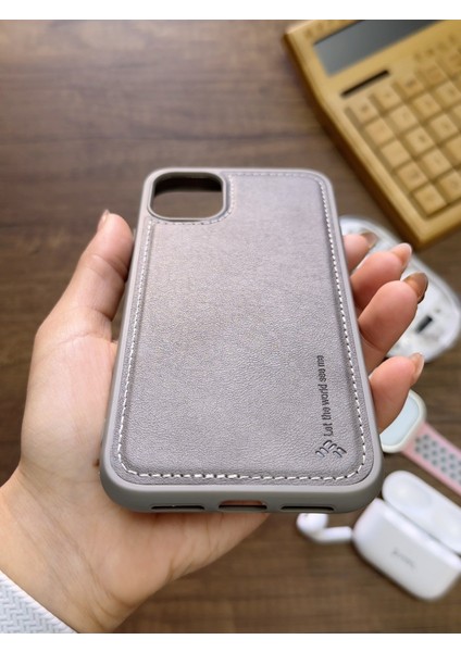 Iphone 12 Pro Max Uyumlu Premium Deri Dokulu Darbelere Karşı Dayanıklı Nazal Silikon Kılıf modelleri