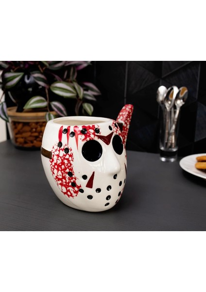 Friday The 13TH Jason Mask 3D Seramik Kupa CL-K46 – Consolex Ürün modelleri
