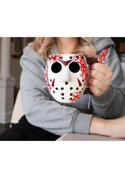 Friday The 13TH Jason Mask 3D Seramik Kupa CL-K46 – Consolex Ürün fırsatları