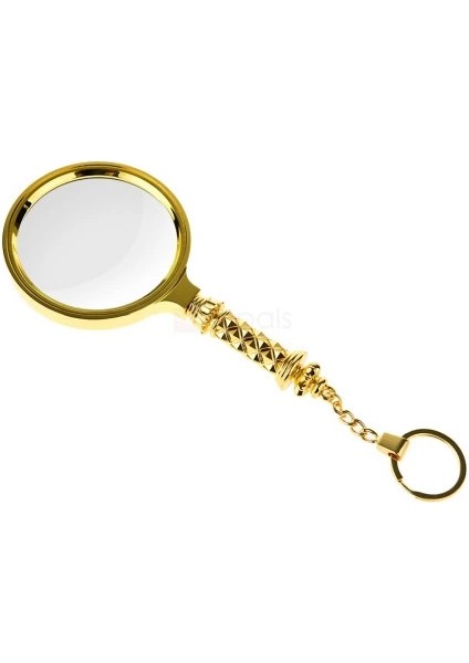 -5X90MM Tüm Metal Altın Renkli, Hediye Büyüteç,optik Lensler ile Çinko Alaşım Metal Çerçev fiyatları