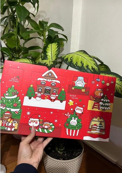 “noel Temalı 7 Günlük Sürpriz Advent Calendar – Çocuk ve Yetişkinlere Özel, Içerisinde 7 Farklı Mini Hediye Bulunan Premium Yeni Yıl Sürpriz Kutusu”