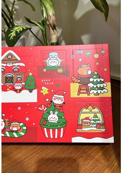 “noel Temalı 7 Günlük Sürpriz Advent Calendar – Çocuk ve Yetişkinlere Özel, Içerisinde 7 Farklı Mini Hediye Bulunan Premium Yeni Yıl Sürpriz Kutusu” fiyatları