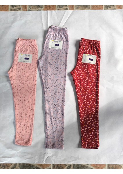 Kız Çocuk Mevsimlik Baskılı Tayt