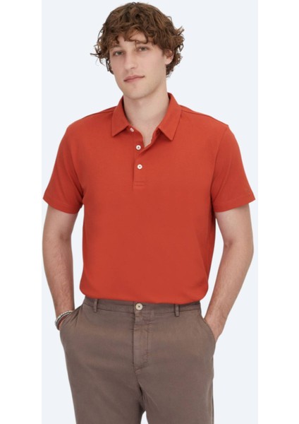 Tarçın Polo Yaka Pamuk Karışımlı T-Shirt fiyatları