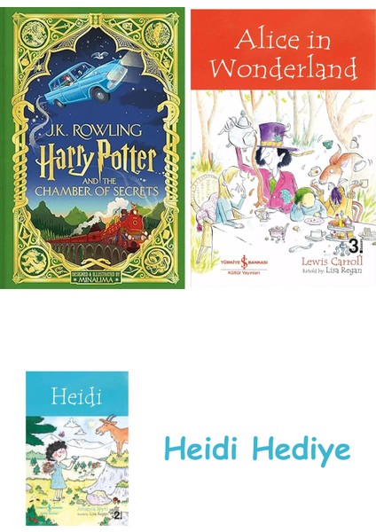 Harry Potter And The Chamber Of Secrets: Minalima Edition + Alice In Wonderland + Heidi