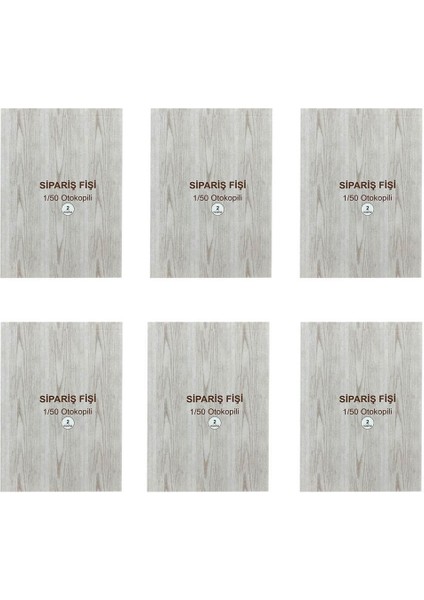 Dilman 1/50 Otokopili Sipariş Fişi 2 Nüsha Ürün Kodu: 4213 - 6 Adet