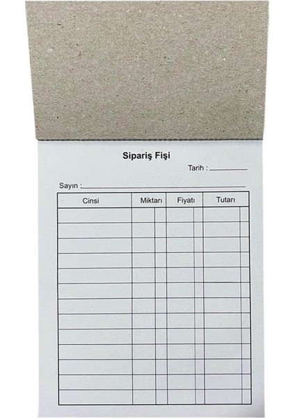 Dilman 1/50 Otokopili Sipariş Fişi 2 Nüsha Ürün Kodu: 4213 - 6 Adet modelleri