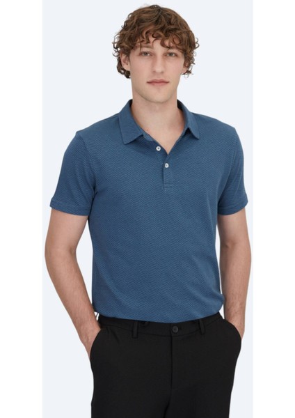 Lacivert Polo Yaka %100 Pamuk T-Shirt fiyatları