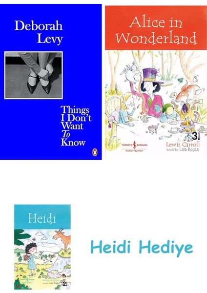 Things I Don't Want To Know: Living Autobiography 1 + Alice In Wonderland + Heidi