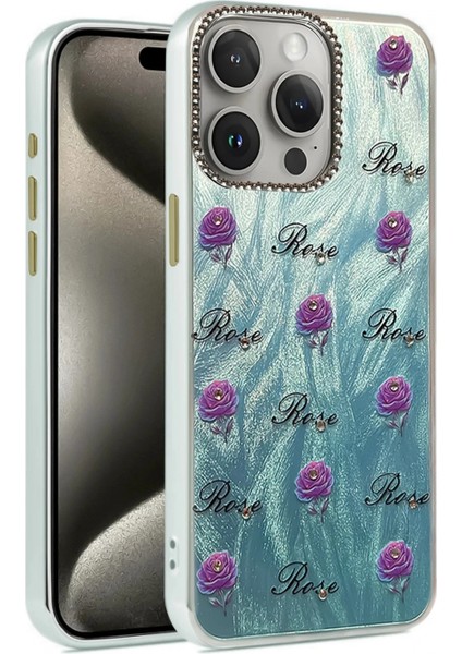 iPhone 15 Pro Max Kılıf Blade Aynalı Desenli Kapak - Desen 9