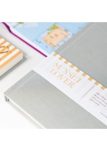 Çizgili Ciltli Defter modelleri