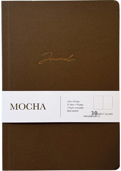Çizgisiz Mocha Not Defteri