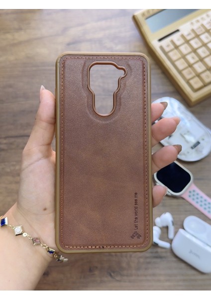 Redmi Note 9 Uyumlu Premium Deri Dokulu Darbelere Karşı Dayanıklı Nazal Silikon Kılıf fırsatları