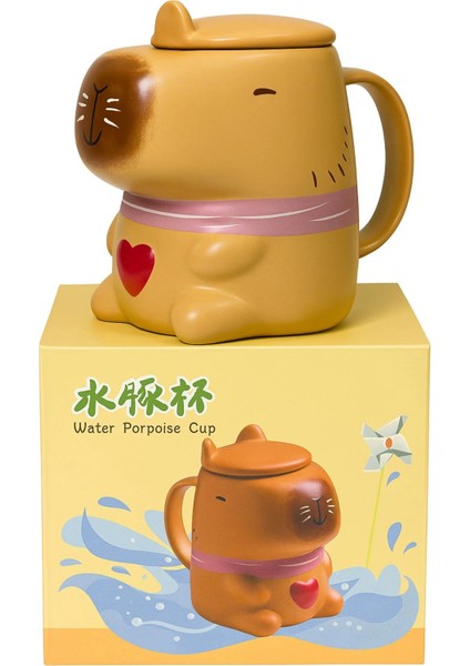 Kapibara Detaylı Seramik Kupa CL-K30 – Consolex Orijinal Hediyelik