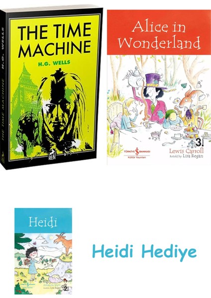 The Time Machine + Alice In Wonderland + Heidi