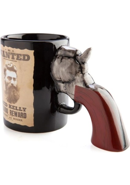 Ned Kelly Bushranger 3D Seramik Tabanca Kupa CL-K48 – Consolex Eğlenceli Ürün fiyatları