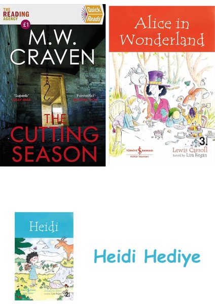 The Cutting Season (Kapak Resmi Değişebilir): (Quick Reads 2022) + Alice In Wonderland + Heidi