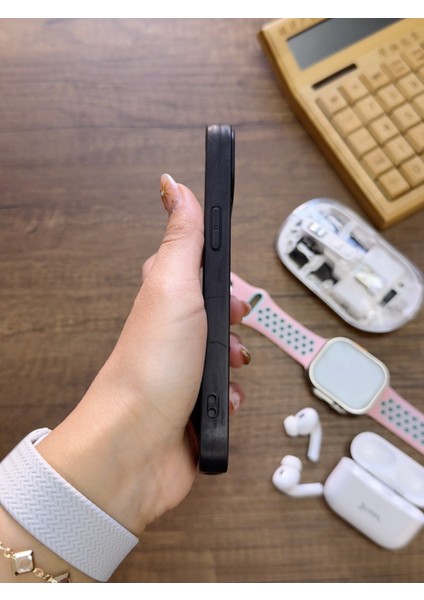 Iphone 13 Uyumlu Premium Deri Dokulu Darbelere Karşı Dayanıklı Nazal Silikon Kılıf fiyatları