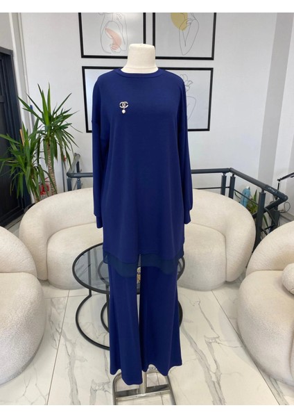 Lacivert Ikili Takım modelleri