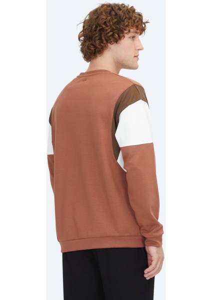 Kiremit Bisiklet Yaka Sweatshırt