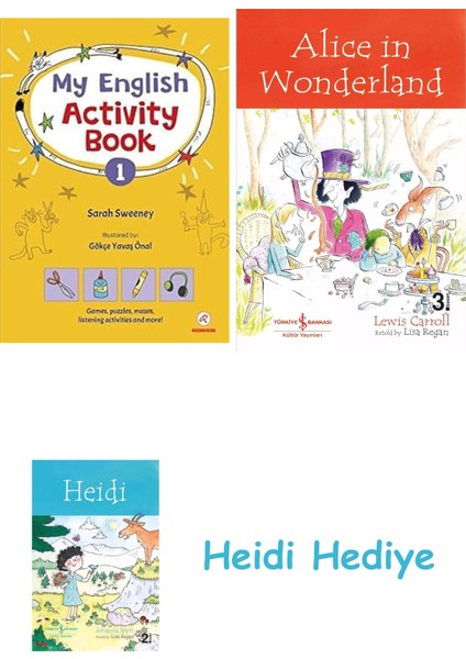 My English Activity Book 1 + Alice In Wonderland + Heidi