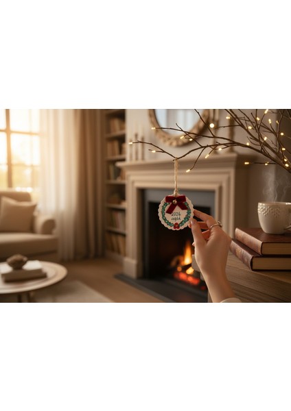 2026 Sağlık Dilekli Yılbaşı Ağacı Süsü – Kurdele ve Çan Detaylı fiyatları