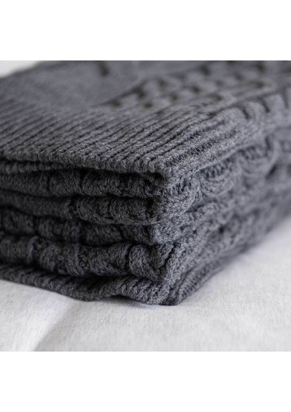 Home Kalın Örgü Battaniye Sofa & Yatak Üstü Dekoratif Battaniye 130CM x 170CM fırsatları