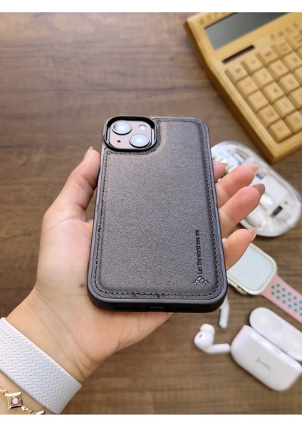 Iphone 14 Uyumlu Premium Deri Dokulu Darbelere Karşı Dayanıklı Nazal Silikon Kılıf modelleri