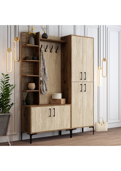 Variant Viyana Da Portmanto - Ceviz / Traverten Mermer modelleri