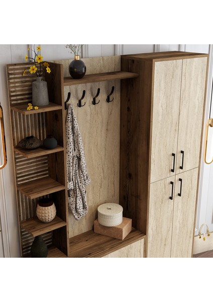 Variant Viyana Da Portmanto - Ceviz / Traverten Mermer indirimleri