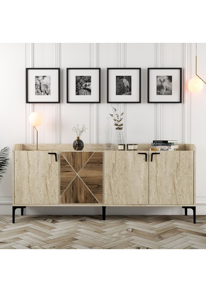 Variant Venedik Konsol - Traverten Mermer