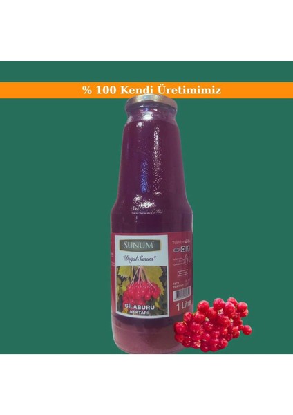 Gilaburu Nektarı Meyve Suyu 1 Litre Cam Şişe modelleri