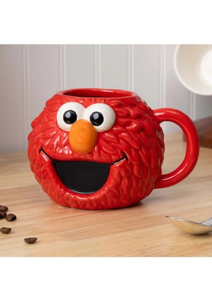 Sesame Street Elmo 3D Seramik Kupa Bardak CL-K43 – Consolex Orijinal Ürün