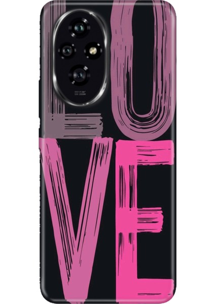 Honor 200 Kılıf Desenli Baskılı Tpu Rubber Kapak Love2