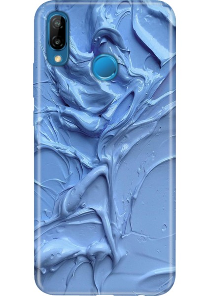 Huawei P20 Lite Kılıf Desenli Baskılı Tpu Rubber Kapak Sanatsal