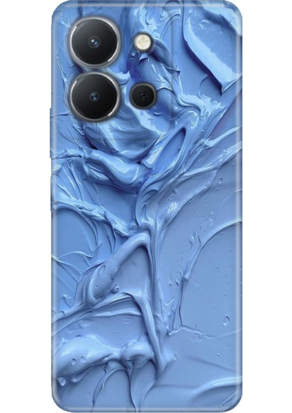 Vivo Y36 Kılıf Desenli Baskılı Tpu Rubber Kapak Sanatsal