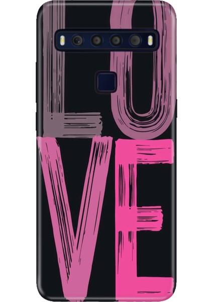 Tcl 10L Kılıf Desenli Baskılı Tpu Rubber Kapak Love2