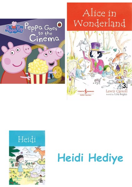 Peppa Pig: Peppa Goes To The Cinema + Alice In Wonderland + Heidi