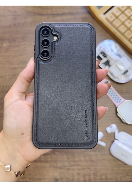 Samsung Galaxy S25 Uyumlu Premium Deri Dokulu Darbelere Karşı Dayanıklı Nazal Silikon Kılıf fırsatları