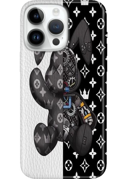 iPhone 15 Pro Max Kılıf Desenli Baskılı Tpu Rubber Kapak Retrolv