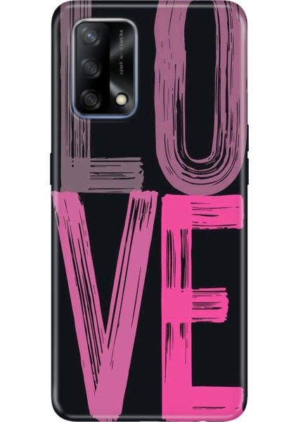 Oppo A74 4g Kılıf Desenli Baskılı Tpu Rubber Kapak Love2