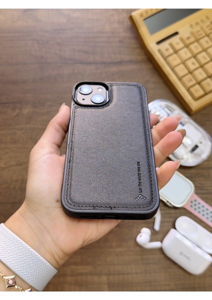 Iphone 15 Uyumlu Premium Deri Dokulu Darbelere Karşı Dayanıklı Nazal Silikon Kılıf modelleri