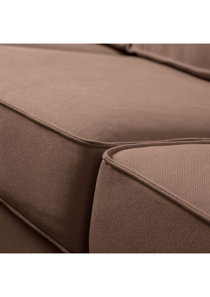 Corner Köşe Koltuk Takımı Sandıklı Kahverengi indirimleri