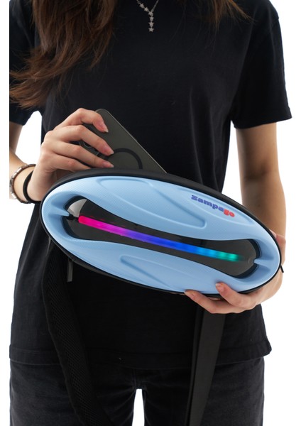 LED Işıklı Sert Korumalı Bel Çantası – USB Şarjlı, Su Geçirmez, Darbe Dayanıklı fiyatları