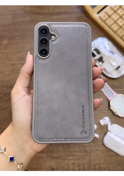 Samsung Galaxy S25 Uyumlu Premium Deri Dokulu Darbelere Karşı Dayanıklı Nazal Silikon Kılıf fırsatları