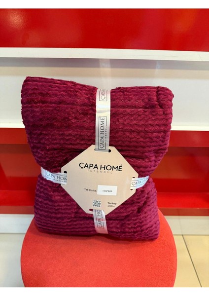 Kalın Polar Çok Amaçlı Hediyelik Günlük Premium Kalite Yumuşacık Tek Kişilik Battaniye 160X220